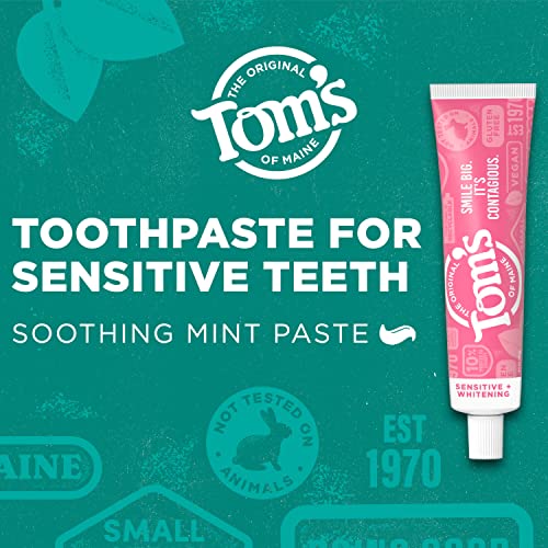 Tubo de Tom’s of Maine pasta dental 4 oz para uso diario.