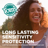 Tubo reciclable de Tom's of Maine con bandera azul