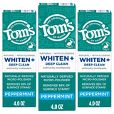 Tom’s of Maine Whiten Plus Deep Clean: tubo de pasta mentolada para blanqueado suave.