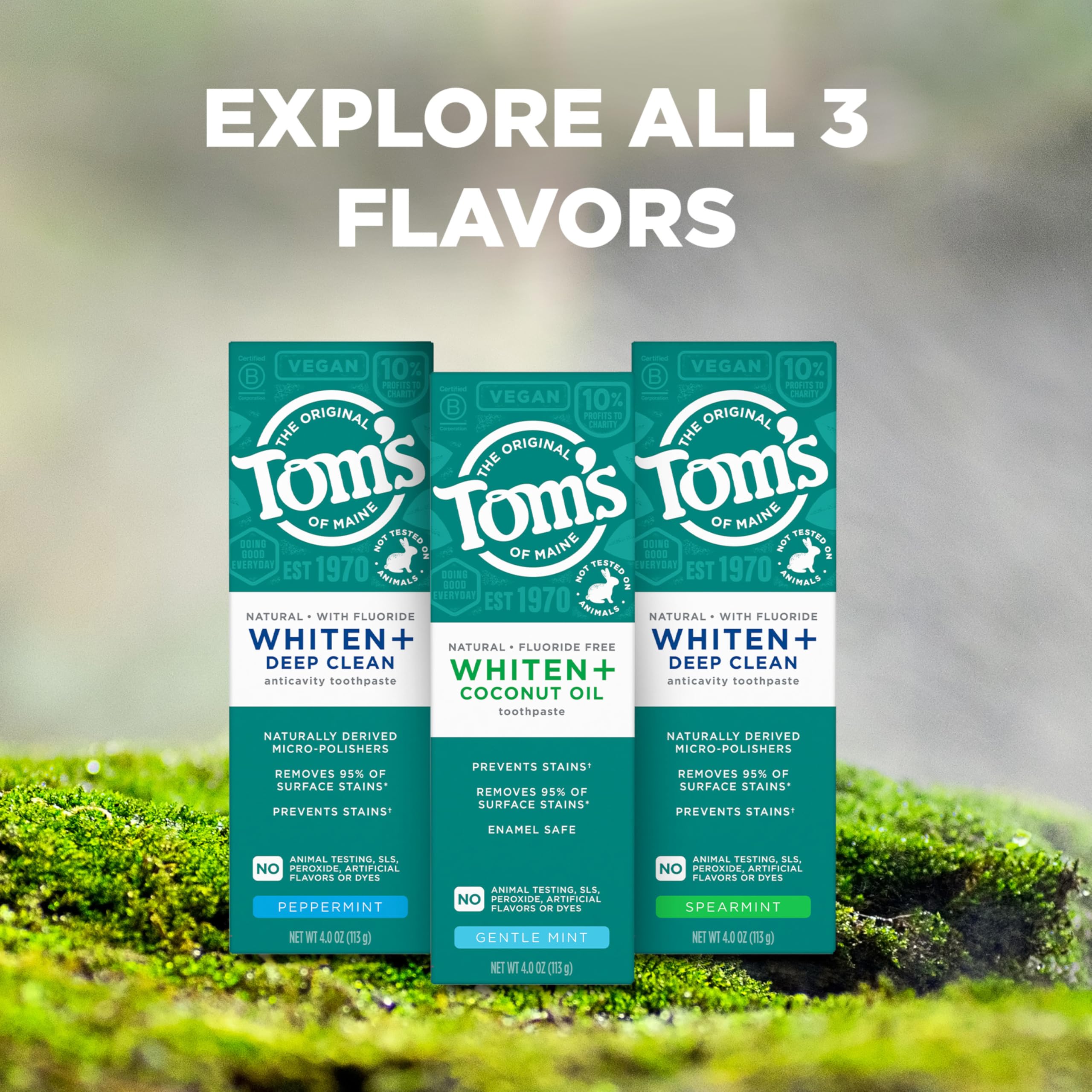Tom’s of Maine Whiten Plus, limpieza suave y agradable