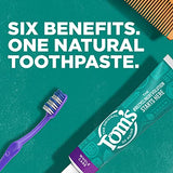 Tres tubos de Tom's of Maine Whole Care en pack, sabor menta