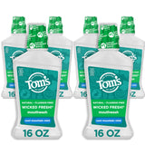 Tom s of Maine Wicked Fresh enjuague bucal botella Cool Mountain Mint, frescura para todo el día