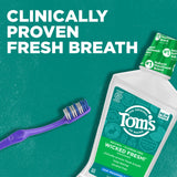 Embalaje ecológico de Tom s of Maine Wicked Fresh enjuague bucal