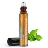 TOMSEM Aceite esencial menta francesa en aplicador, práctico para alivio rápido.
