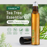TOMSEM Aceite de Árbol de Té Roll-On: aplicación en piel para refrescar y limpiar suavemente.