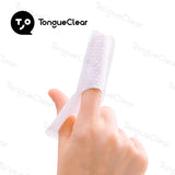 Tongueclear sin alcohol, material suave para encías sensibles.