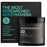 Toniiq Akkermansia Probiotico en bote para uso diario y comodidad