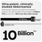 Toniiq Akkermansia Probiotico sello GMP que garantiza calidad de fabricación