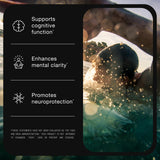 Toniiq Alpha GPC 600 mg, envase en estante presentación premium