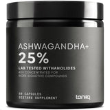 Toniiq Ashwagandha: botella de cápsulas para uso diario y apoyo al bienestar