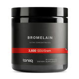 Toniiq Bromelina cápsulas de alta fuerza con 1000 mg, posible apoyo a la digestión de proteínas.