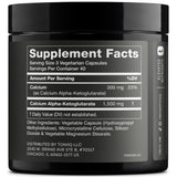 Toniiq Ca AKG cápsulas, dosis de 1500 mg para apoyo diario.