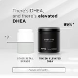 Toniiq DHEA 100 mg, etiqueta frontal: información clara para decisiones de compra informadas.