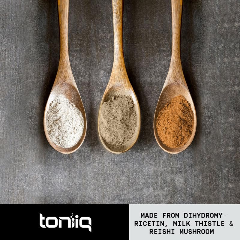 Toniiq Ease con DHM: tarro con tapas y cápsulas listas para consumo