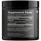 Etiqueta clara de Toniiq Fisetina 500 mg, pureza para uso diario