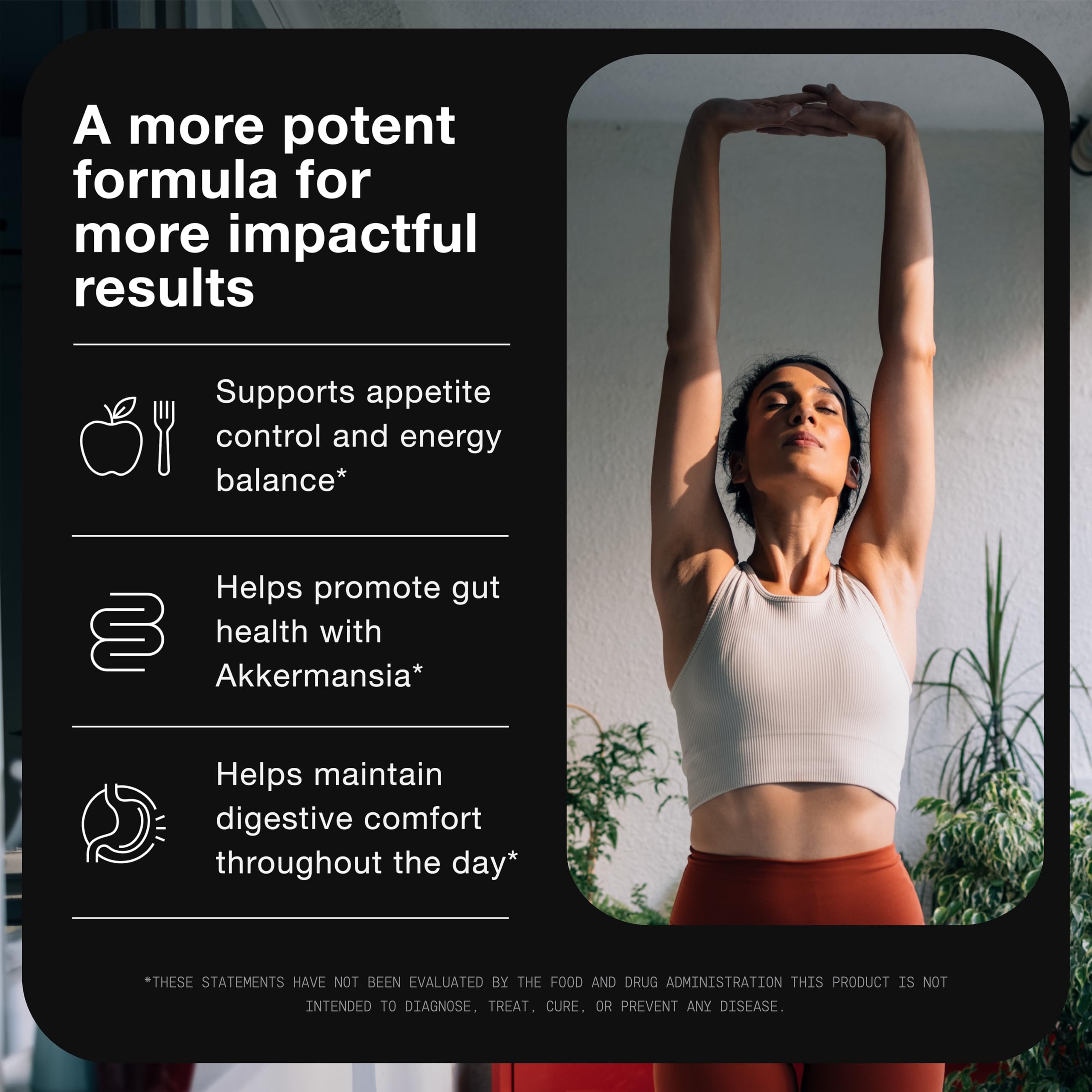 Toniiq GLP-1 Support, etiqueta detallada, identifica ingredientes clave para el bienestar diario.