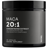 Toniiq Maca negra 500 mg cápsula para energía sostenida