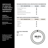 Toniiq NMN muestra de laboratorio y verificación de calidad