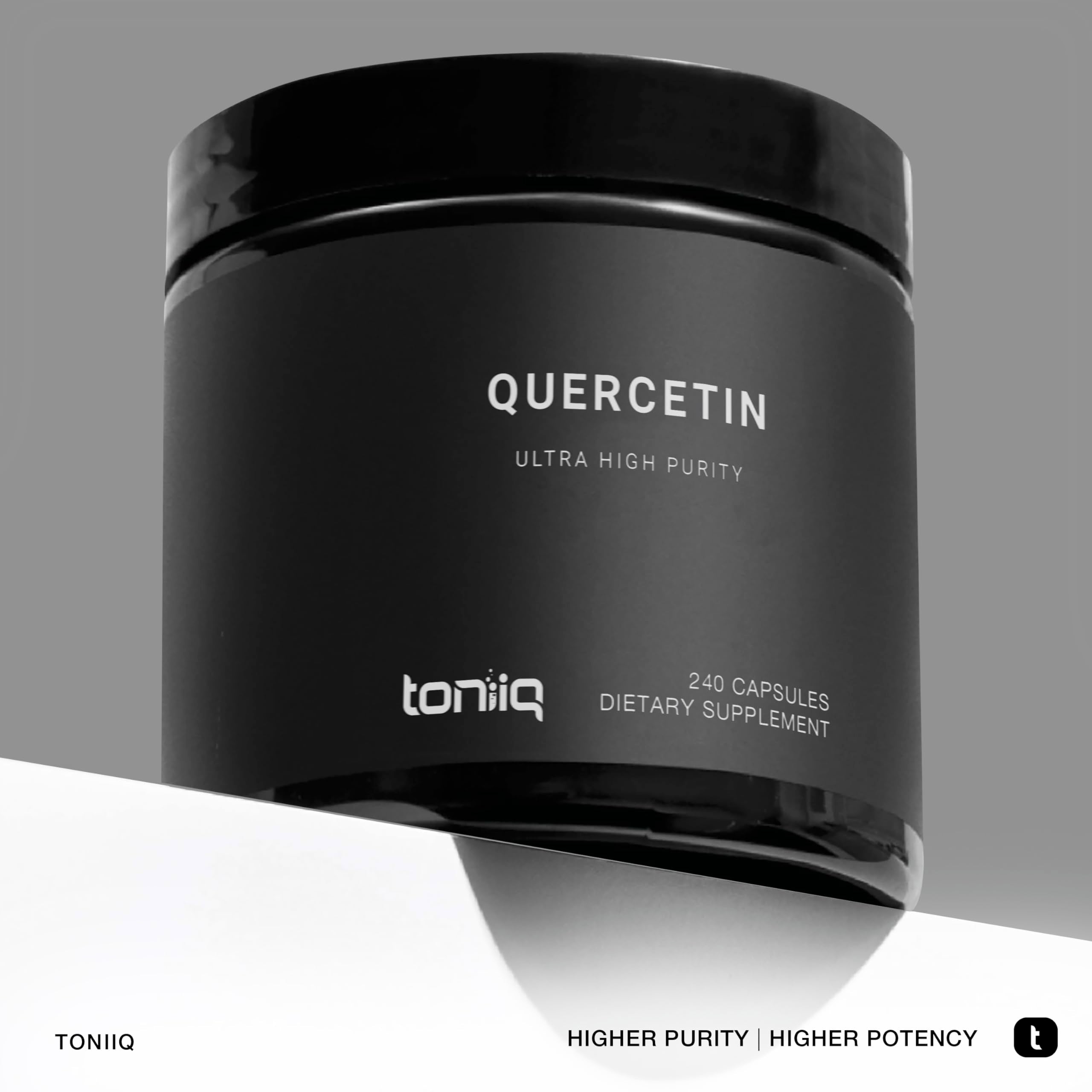 Toniiq Quercetina: polvo puro al 95% para alto rendimiento.