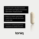 Toniiq Spermidina en forma trihidrochloruro, alta potencia