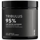 Toniiq Tribulus Terrestris frasco de 120 cápsulas para uso diario.