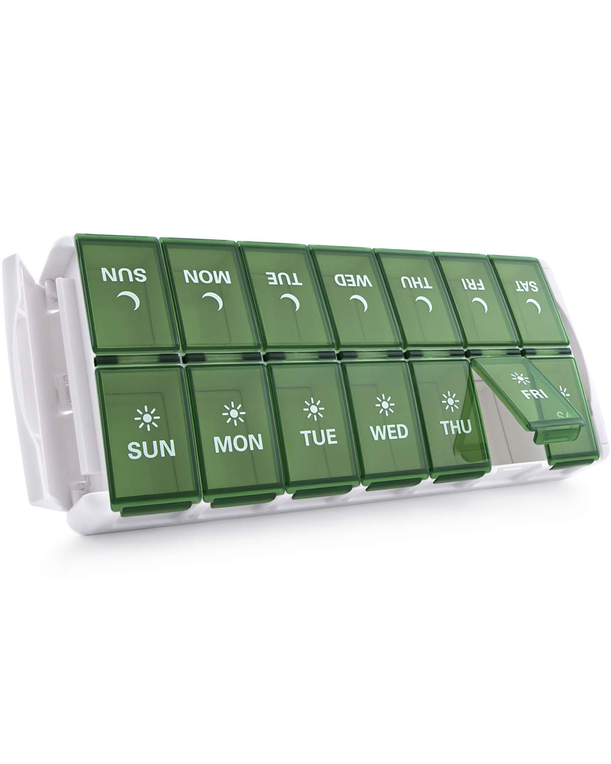 TookMag organizador semanal de medicina para dosis Mañana y Tarde.