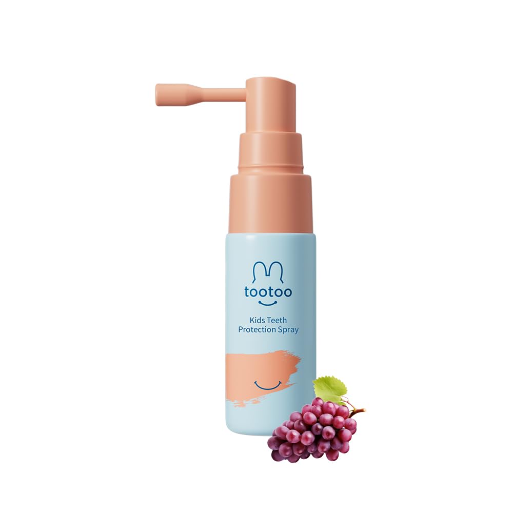 Tootoo Kids Oral Spray: envase práctico para uso diario en niños.