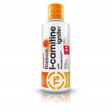 Top Secret Nutrition Fireball L-Carnitina: botella derramando para energía rápida durante entreno.