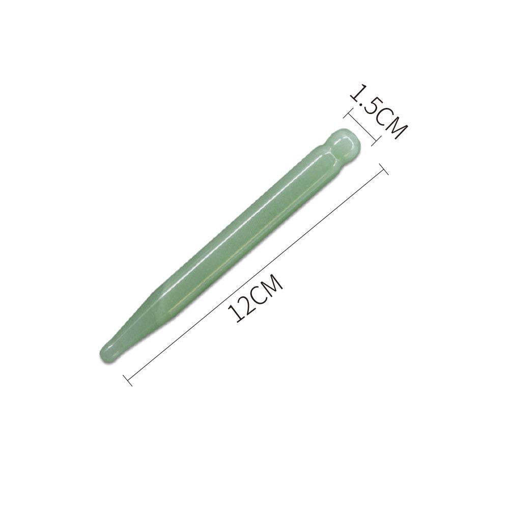TOP SEWING Jade Acupuncture Pen en mano: sensación de relajación muscular