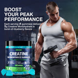Topcapak Creatine Gummies: con taurina para energía diaria.