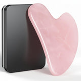 tophld gua sha rostro rosa: favorece la circulación y define el contorno facial.