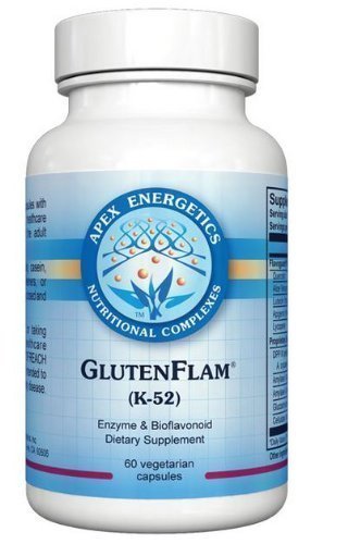 Topjess Apex Energetics Gluten-Flam: cápsulas para apoyar la digestión del gluten y la barrera intestinal