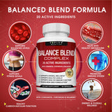 Toplux Balance Natural: cápsulas veganas para apoyo diario.