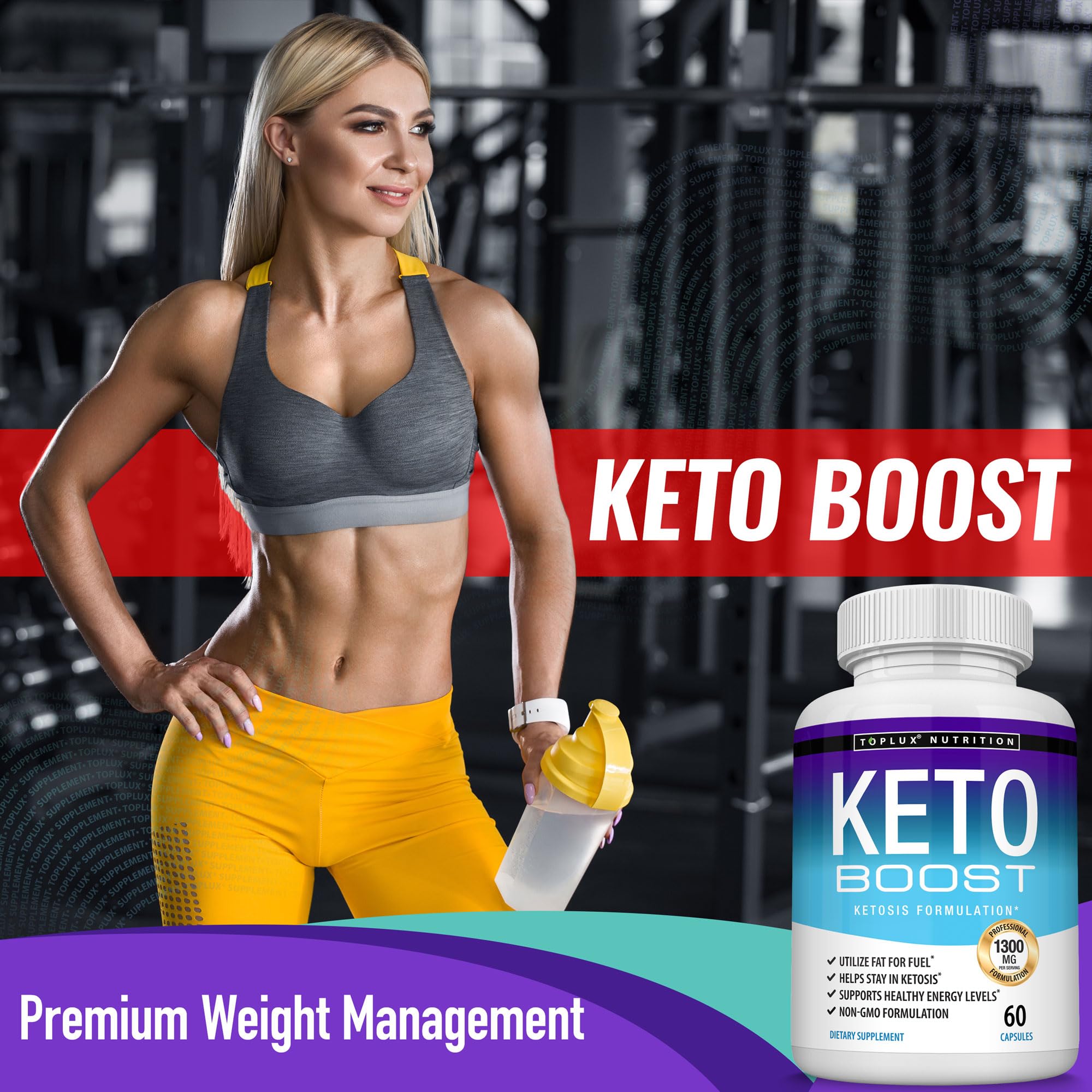Toplux Keto Boost: efecto energético, claridad durante entrenamientos.