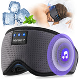 TOPOINT antifaz dormir con auriculares integrados para dormir sin cables