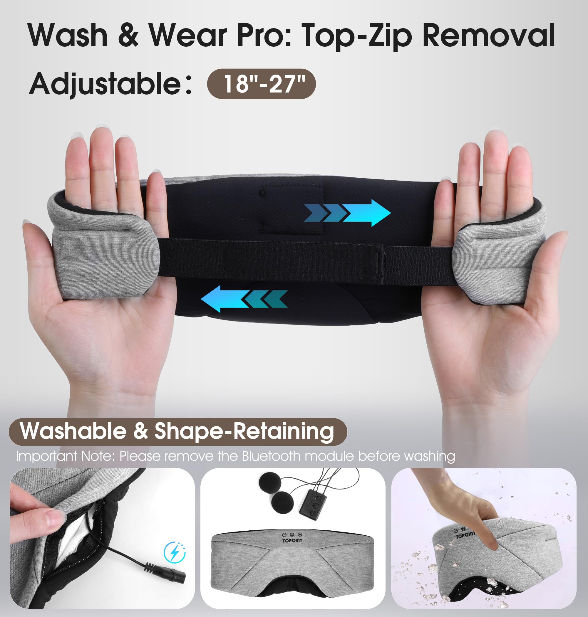 TOPOINT diseño para dormir de lado mejora ajuste y confort