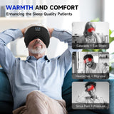 TOPOINT Máscara de Dormir con Auriculares, panel de control externo accesible