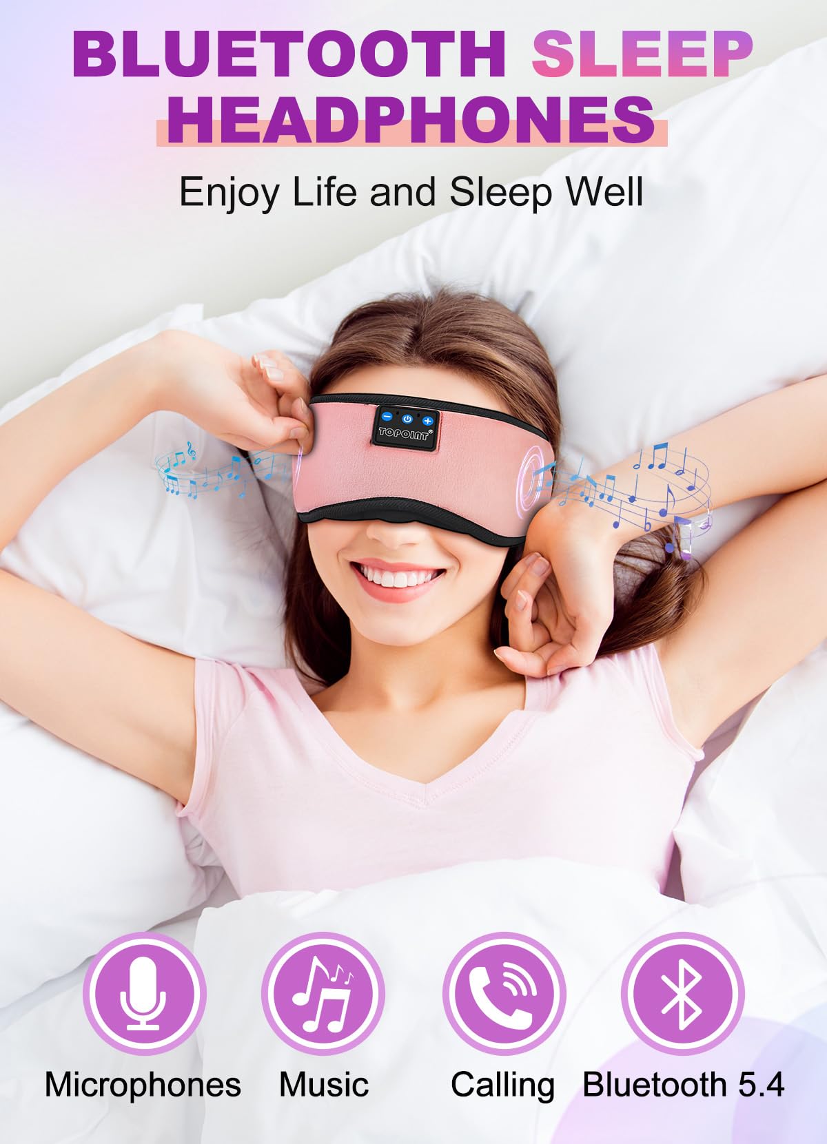 TOPOINT módulo Bluetooth extraíble facilita lavar la mascarilla