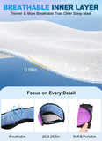 TOPOINT mascarilla con auriculares integrados para escuchar música relajante