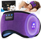 TOPOINT mascarilla para dormir con bloqueo de luz para descanso profundo