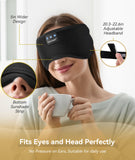 TOPOINT Sleep Mask diseño ajustable, se adapta a diferentes rostros para dormir cómodo.