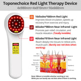 Toponechoice diodos infrarrojos 980-810-660nm para recuperación muscular