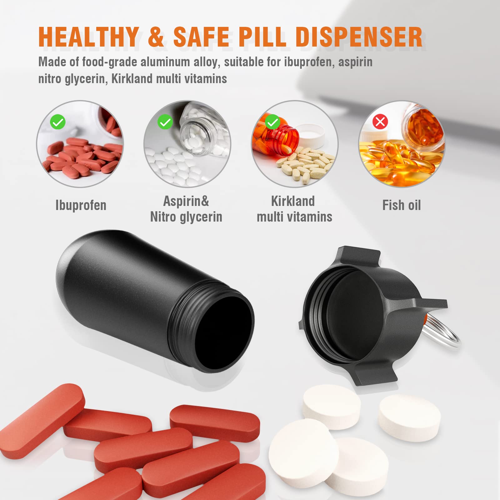 Tops Home dimensiones pequenas caben en bolso o bolsillo.