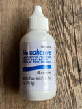Covatec Polvo protector aplicado suavemente en piel periestomal para comodidad.