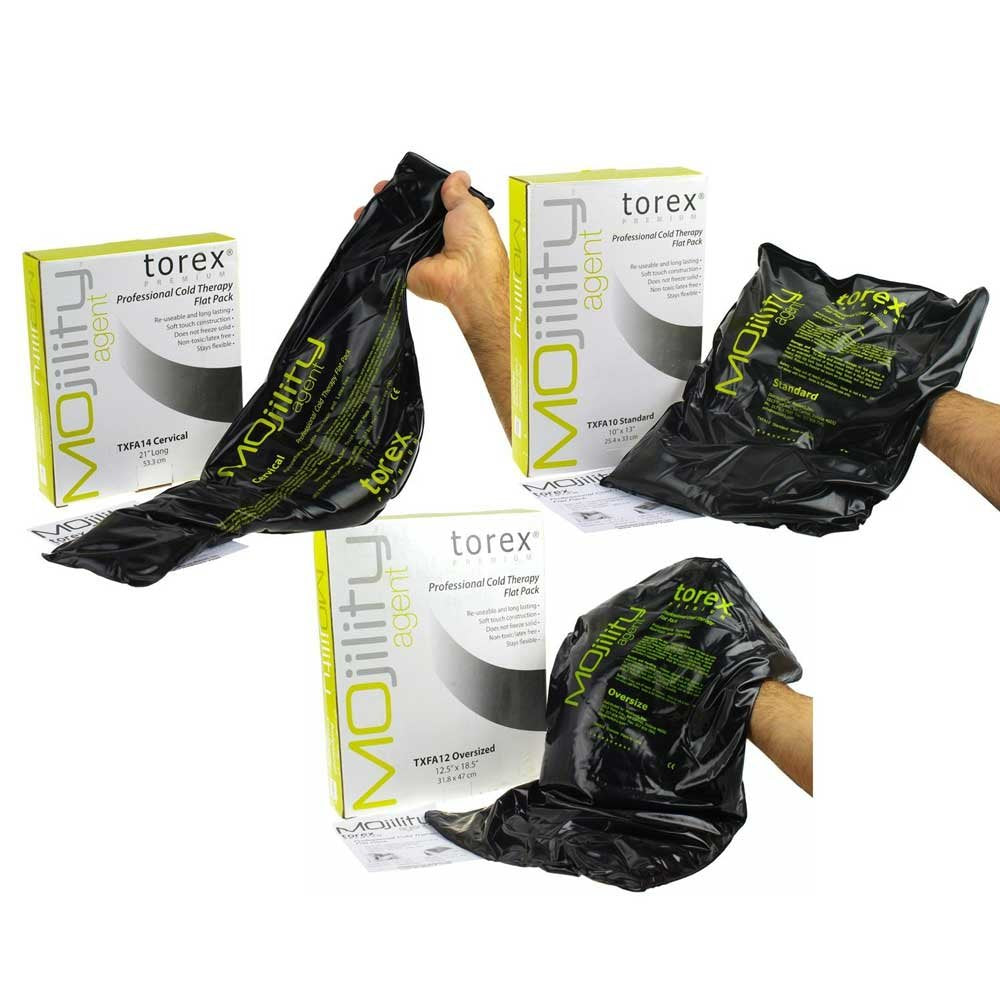 Torex Cold Pack: formato compacto y flexible, alivio prolongado sin congelación.