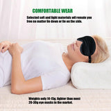 ToRhine antifaz 2 piezas: ideal para viaje, cama u oficina.