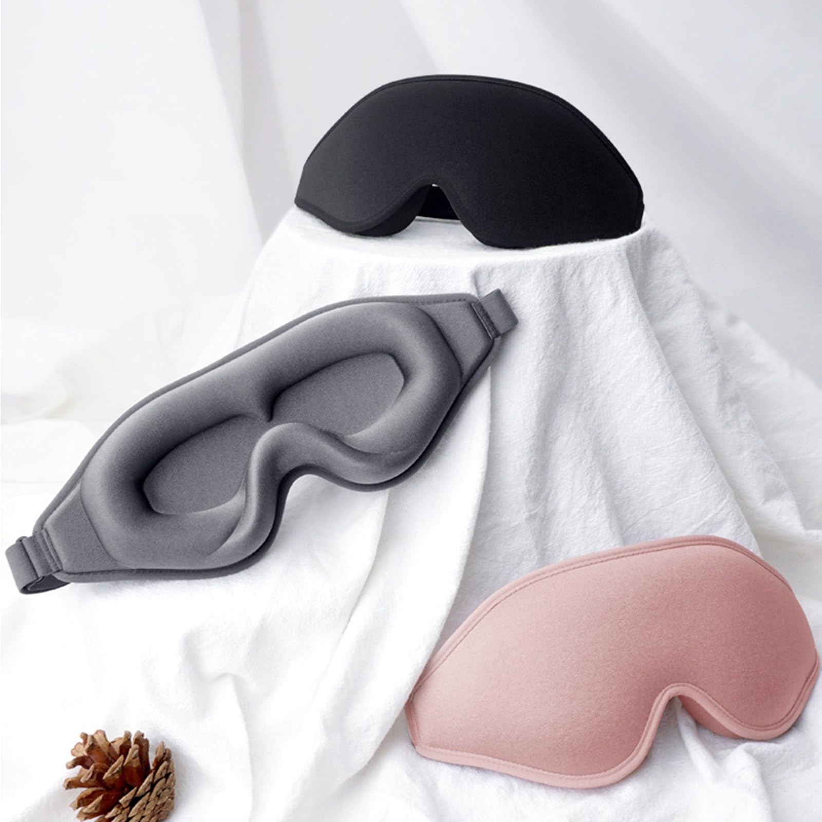 ToRhine mascarilla gris para dormir favorece oscuridad y relajacion