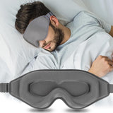 ToRhine mascarilla de dormir 3D contorno bloquea la luz para dormir mejor