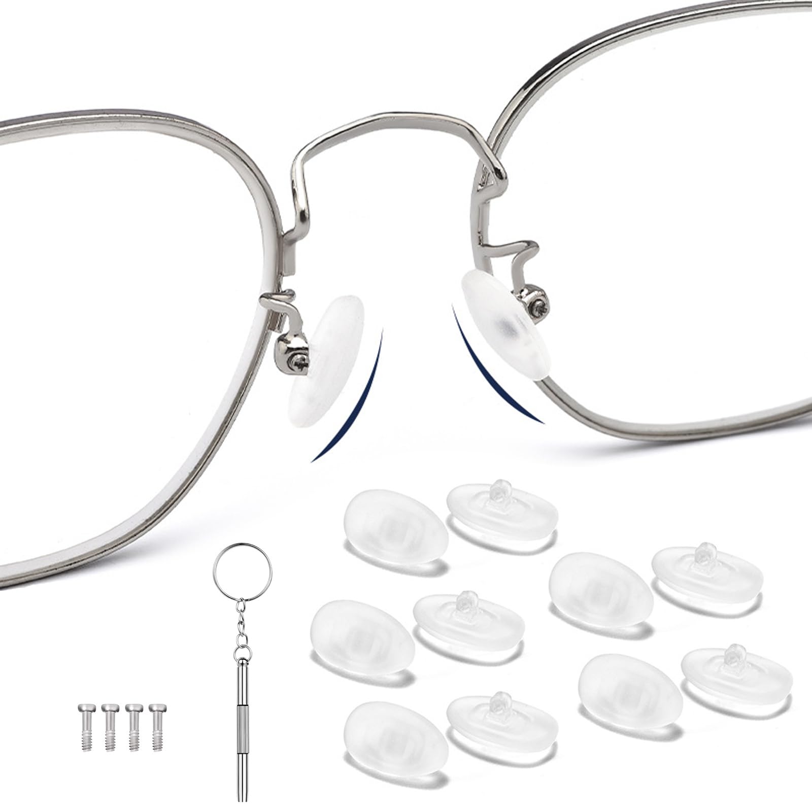 TORWOL: almohadillas de silicona ultra cómodas para uso diario en gafas