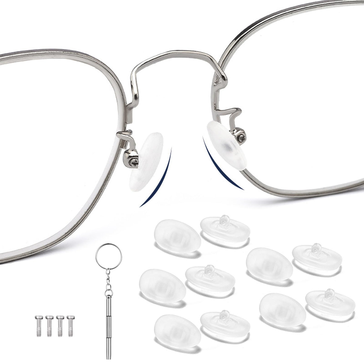 TORWOL: almohadillas de silicona ultra cómodas para uso diario en gafas